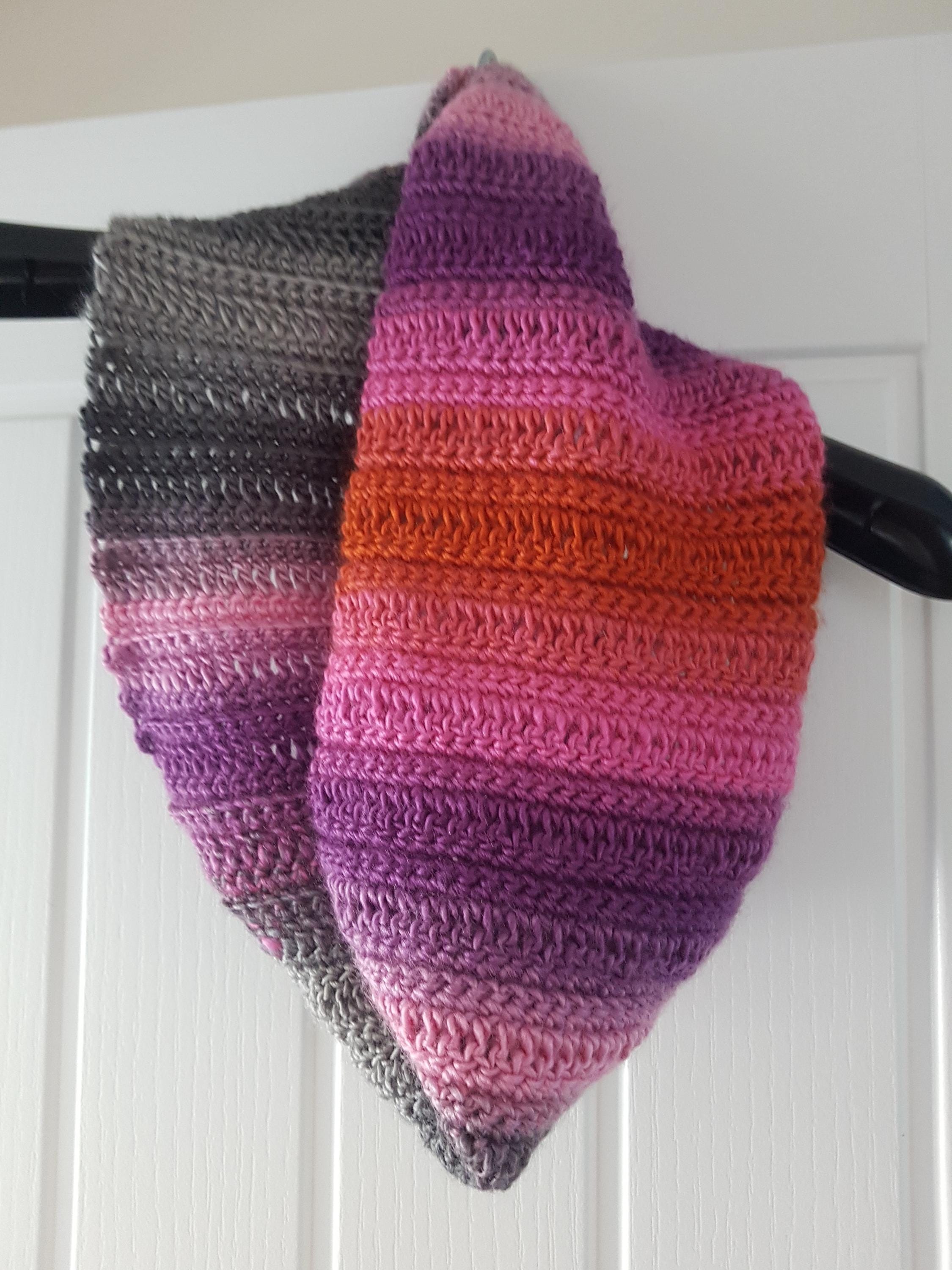 Infinity Scarf - Orange Stripe Tobago - Thumbnail 3