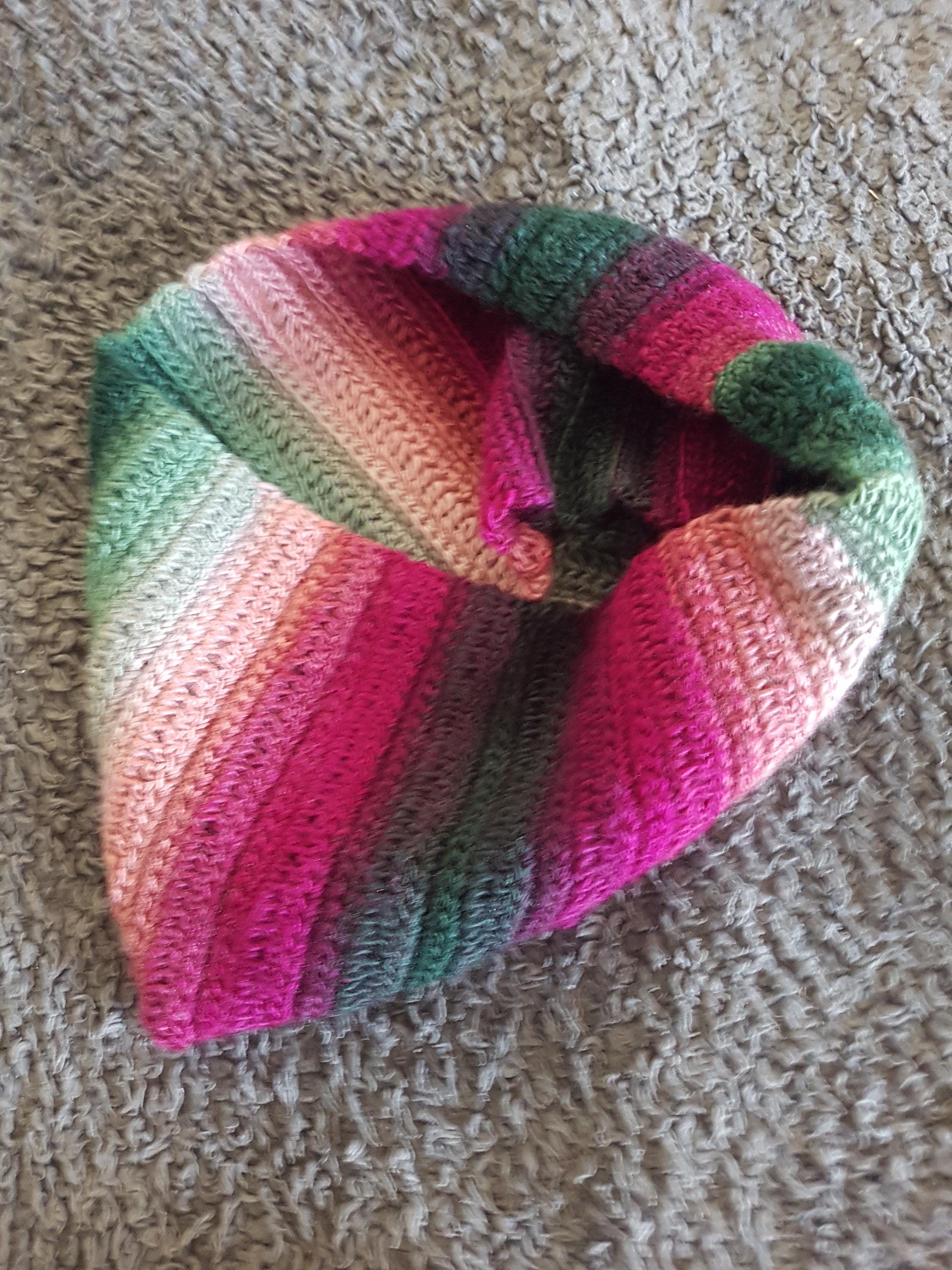 Infinity Scarf - Pink Green Quebec