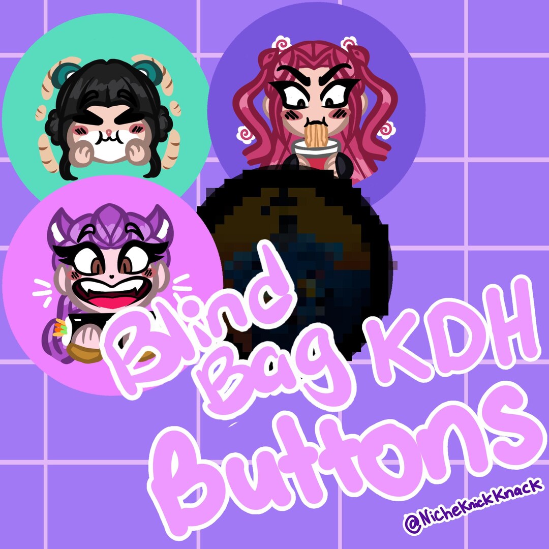 Kpop Demon Hunter Buttons(pin) Gacha Blind Bag 2.25" - Etsy