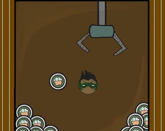 Damian Ninja UFO Shaker Charm