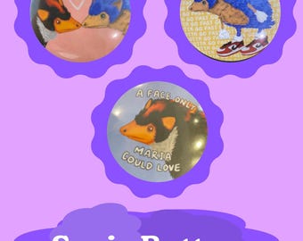 Botones de Sonic y Shadow (Pines) (2,25”)