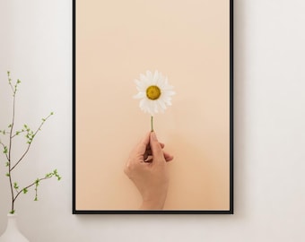 Pastelkleurige vintage botanische kunst – Elegante bloemenmuurprint