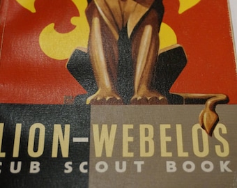Vintage 1950/60's Cub Scout, Webelos Book.