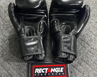 Fairtex Black Leather Boxing Gloves – Professional Muay Thai