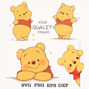 Pooh Bear PNG, Family Png, Vacation Heat PNG, Kids T-Shirt Design