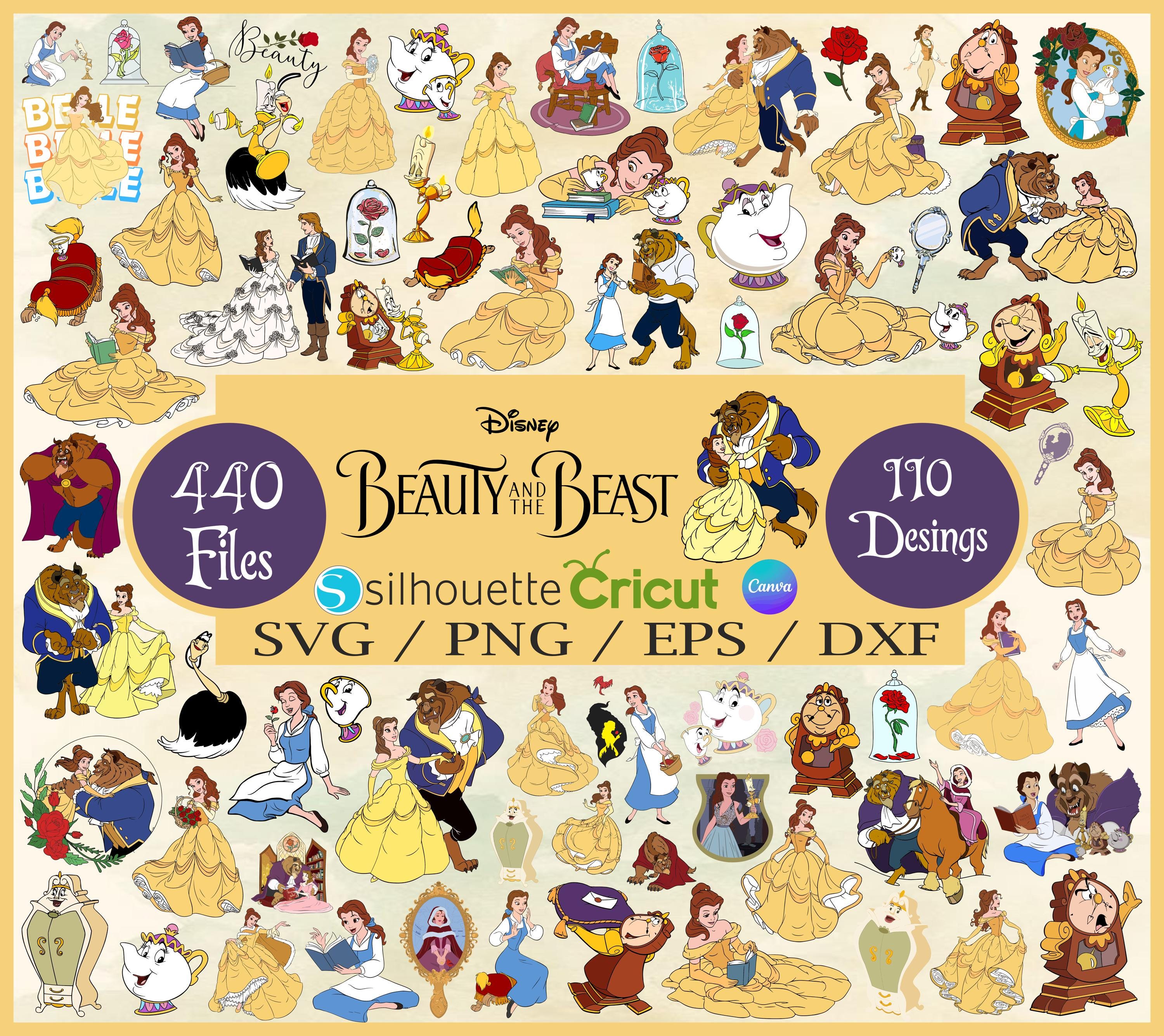 Beauty and the beast svg, Belle Clipart, Belle Png, Princess Clipart, Princess Png, Beauty Beast art, Beauty Clipart, Princess party