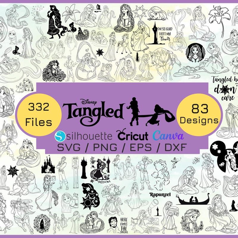 Tangled Clipart Png - Etsy