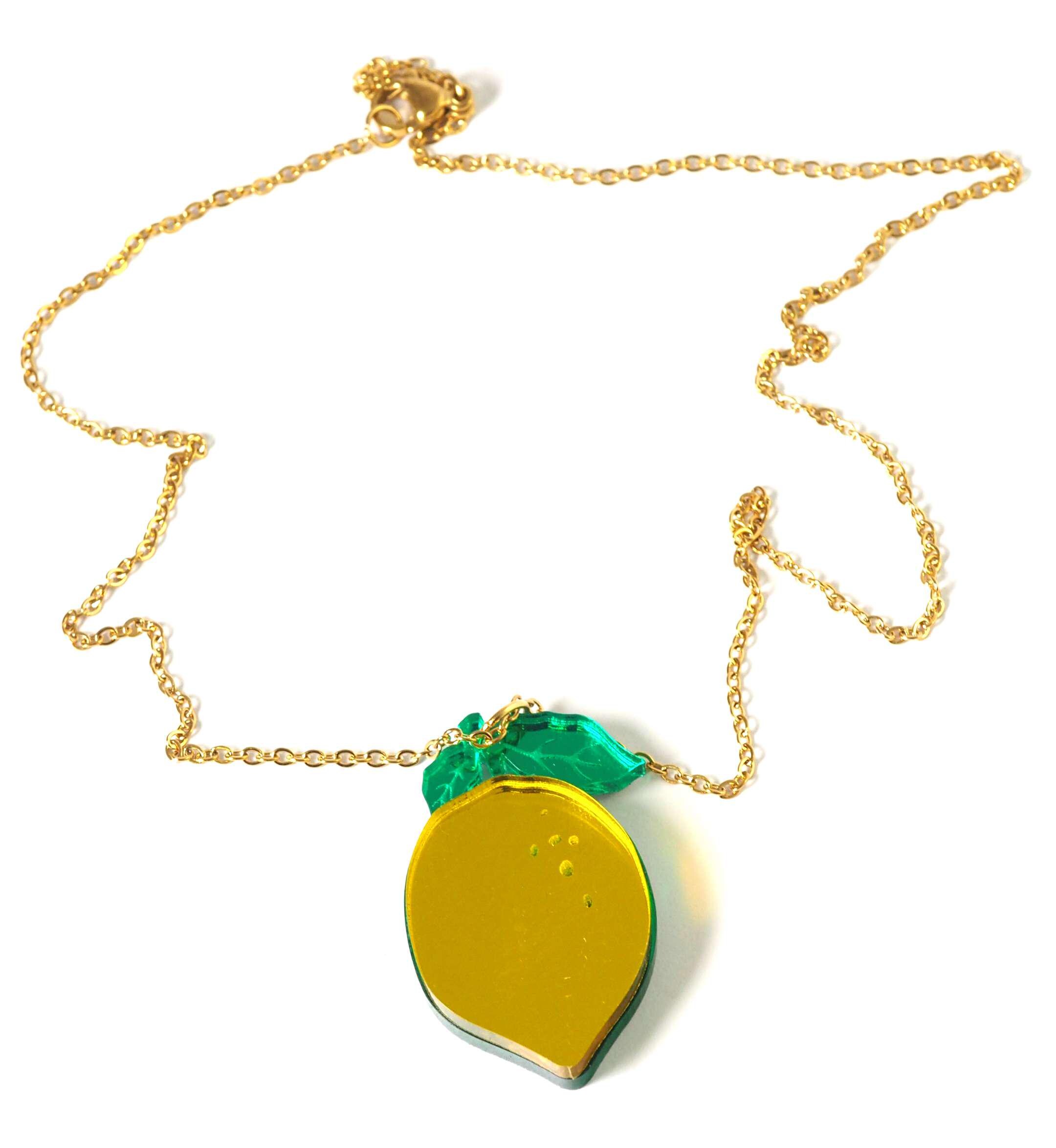 Collier Vintage Triangle En Plexiglass - Longueur 38-45 Cm, Couleur Rouge Et Motifs Divers