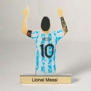 Lionel Messi Argentina Appearance Plexiglass Desk Ornament 100x71x8m