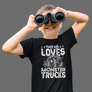 This Kid Loves Monster Trucks Shirt, Kids Monster Truck Car Lover Shirt Kids, Racing Trucks Lover, Monster Trucks Shirt, Kids Monster Truck