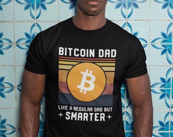 Bitcoin Dad Cryptocurrency Shirt - Father's day Crypto Bitcoin Shirt - Gift For dad - Cryptocurrency shirt for Dad Husband Fathers Day 2021