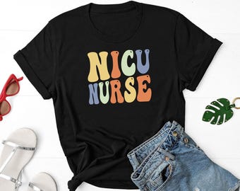 Chemise d'infirmière de l'USIN, chemise d'infirmière néonatale, chemise d'unité de soins intensifs néonatals, cadeau d'infirmière de l'USIN, chemise d'appréciation d'infirmière, chemise d'étudiant de l'USIN
