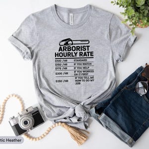 Baumpfleger Stundensatz Shirt, Baumpfleger Shirt, lustiges Baumpfleger Geschenk, Baum Service Shirt, Baumpflege Shirt, Baum Kletterer Shirt, Holzbearbeitung Shirt