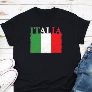 Italia Flag Emblem Shirt, Italy Flag Shirt, Italian Pride Shirt, Italy Souvenir Shirt, Proud Italian Shirt, Gift For Italian, Italia Shirt