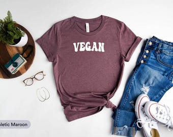 Vegan Shirt, Vegetarian Shirt, Herbivore Shirt, Veggie Shirt, Proud To Be Vegan Gift