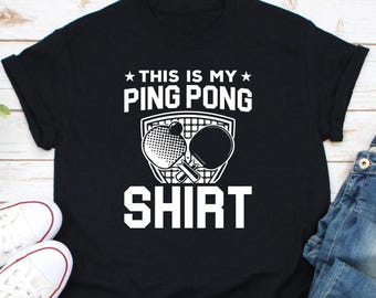 Dies ist mein Ping Pong Shirt, lustiges Ping Pong, Tisch Tennis Shirt, Tisch Tennis Spieler Shirt, Tisch Tennis Team Shirt, Tisch Tennis Trainer T-Shirt