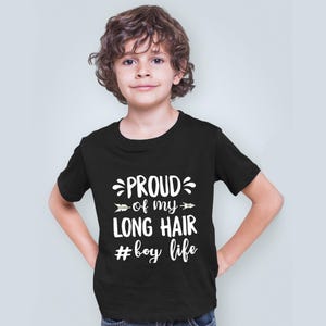 Proud Of My Long Hair Shirt, Boys Long Hair Shirt, Native Hair Shirt, Long Hair Don&#39;t Care Shirt, Boys With Long Hair Shirt, Long Hair Boys