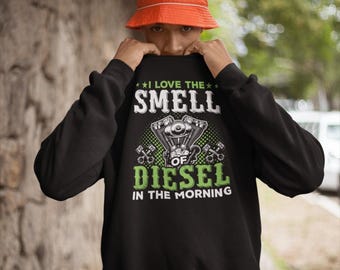 I Love The Smell Of Diesel In The Morning Shirt, Diesel Truck Mechanic Gift, Truck Driver Shirt, Gift for Trucker, Trucker Birthday Gift