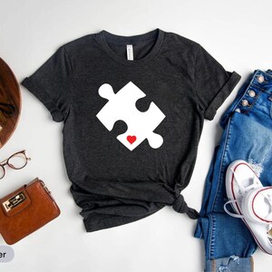 Shirt puzzelstukje, cadeau voor puzzelliefhebber, shirt puzzelexpert, shirt puzzelexpert, shirt puzzeloplosser, shirt puzzelmeester, ik hou van puzzel, shirt puzzelliefhebber afbeelding 4