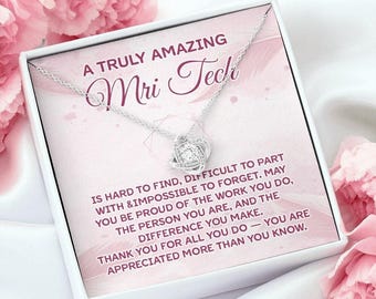 A Truly Amazing MRI Tech Necklace, MRI Technician Gift, Gift For Female Mri Tech, Mri Tech Thank You Gift, MRI Tech Appreciation Gift