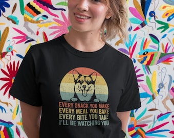 Jeden Snack machen Sie Shirt, Hundemama Shirt, Hundeliebhaber Tier Shirt, Hundeliebhaber Geschenk Shirt, lustiger Hund Shirt, Hundebesitzer Shirt, Hundeliebhaber Shirt