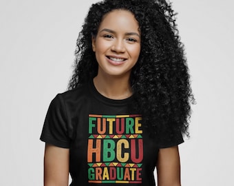 Koszulka przyszłego absolwenta HBCU, czarna koszulka uniwersytecka, koszulka absolwenta HBCU, koszulka historycznego absolwenta czarnoskórej uczelni, koszulka studenta HBCU, ruch Black Lives Matter