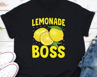 Lemonade Boss Shirt, Lemonade Shirt, Lemonade Stand Shirt, Lemonade Business Shirt, Lemonade Entrepreneur Shirt, Gift For Lemon Lover
