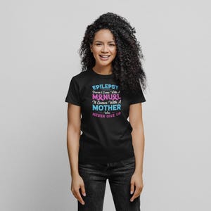 Epilepsy Doesn&#39;t Come With A Manual Shirt, Epilepsy Warrior Tee, Epilepsy Awareness, Epilepsy Warrior, Purple Ribbon Shirt, Epilepsy Fighter