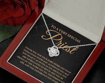 Collar para un sacerdote muy especial, regalo de agradecimiento para un pastor, regalo cristiano, regalo para una boda sacerdotal, regalo para un pastor, regalo de cumpleaños para un pastor
