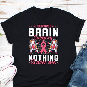 I Survived Brain Surgery Shirt, Brain Surgery Survivor, Chiari Malformation, Intracranial Hypertension, Brain Cancer Tee, Hydrocephalus Tee