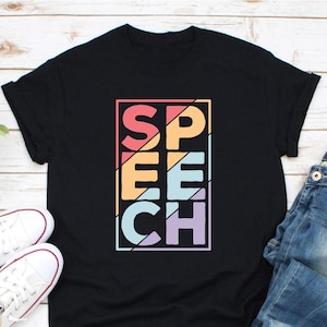 Sprache Shirt, Sprache Pathologen Shirt, Logopädie Shirt, SLP Shirt, Geschenk für SLP, Geschenk für Logopäden, Speechie Shirt
