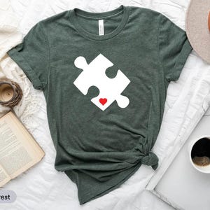Shirt puzzelstukje, cadeau voor puzzelliefhebber, shirt puzzelexpert, shirt puzzelexpert, shirt puzzeloplosser, shirt puzzelmeester, ik hou van puzzel, shirt puzzelliefhebber afbeelding 3