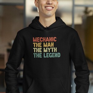 Mechanic The Man The Myth The Legend Shirt, Automotive Technician Shirt, Auto Mechanic Shirt, Gift For Mechanic, Mechanic Dad Shirt image 3