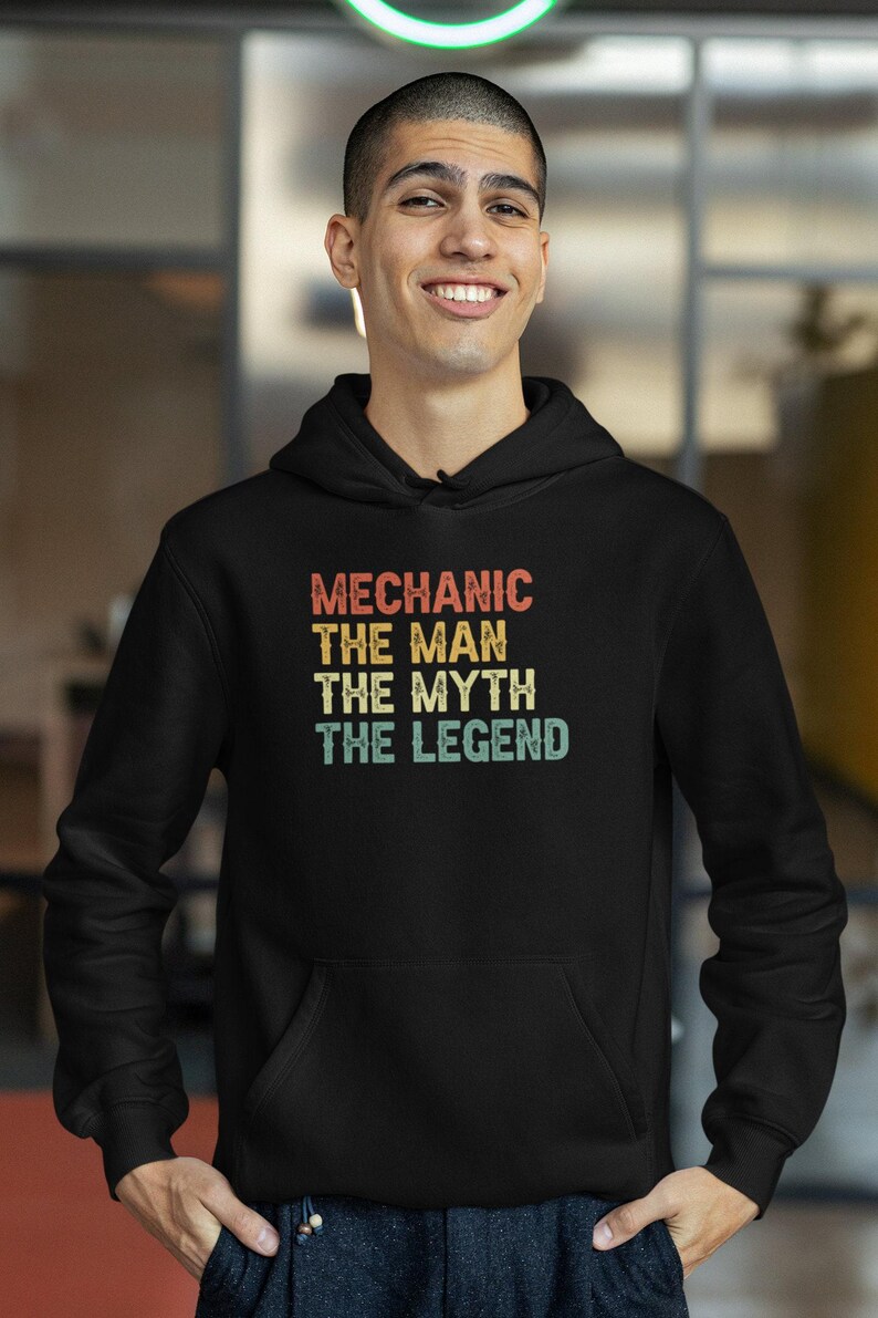 Mechanic The Man The Myth The Legend Shirt, Automotive Technician Shirt, Auto Mechanic Shirt, Gift For Mechanic, Mechanic Dad Shirt image 3