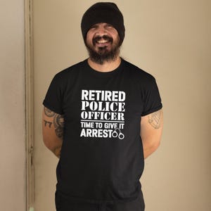 Retired Police Officer Shirt, Retired Think Blue Line Shirt, Retired Police Officer Gift, Retired Police Gift, Retired Officer Gift