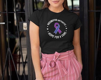 Rheumatoid Arthritis Hope For A Cure Shirt, Rheumatoid Arthritis Warrior, Rheumatoid Arthritis Awareness Shirt, Rheumatoid Arthritis Fighter