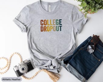 College Dropout Shirt, Kanye West Shirt, Abschlussfeier Shirt, Kanye West Shirt, die verspätete Anmeldung, Kanye Old School Shirt