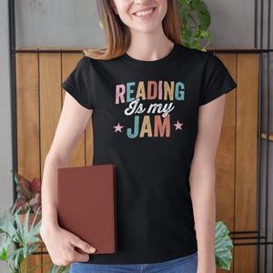 Reading Is My Jam Shirt, Librarian Shirt, Book Worm Shirt, I Love to Read Book, Reading Shirt, Book Lover Gift, Reader Shirt, Book Nerd Tee