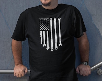 Car Mechanic Shirt, Funny Mechanic Shirt, Mechanic Gift, Gift for Mechanic, Car Mechanic Gift, US Flag Mechanic Shirt, Mechanic Tool Shirt