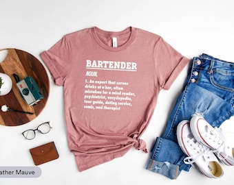 Camisa com definição de barman, presente profissional para barman, camisa para barman, presente para barman, camisa para barista, camisa para barman