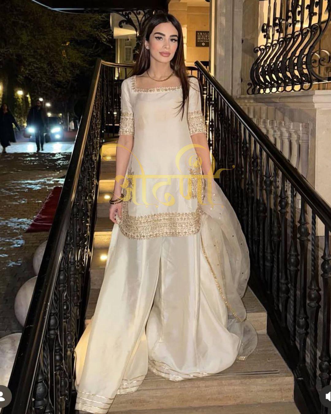 Nikkah Dress Gold and White - Etsy UK