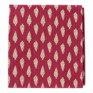 Kantha Embroidery Fabric by the Yard: 100% Cotton Indian Print image 3