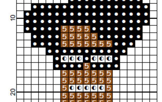 Moss IT Crowd Cross Stitch Pattern \u2022 Maurice Moss \u2022 TV Show Cross Stitch \u2022 Download PDF \u2022 Portrait Embroidery \u2022 Funny Cross Stitch Pattern
