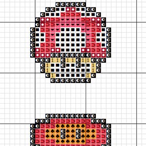 Super Mario Items PDF Cross-stitch pattern Instant Download image 3