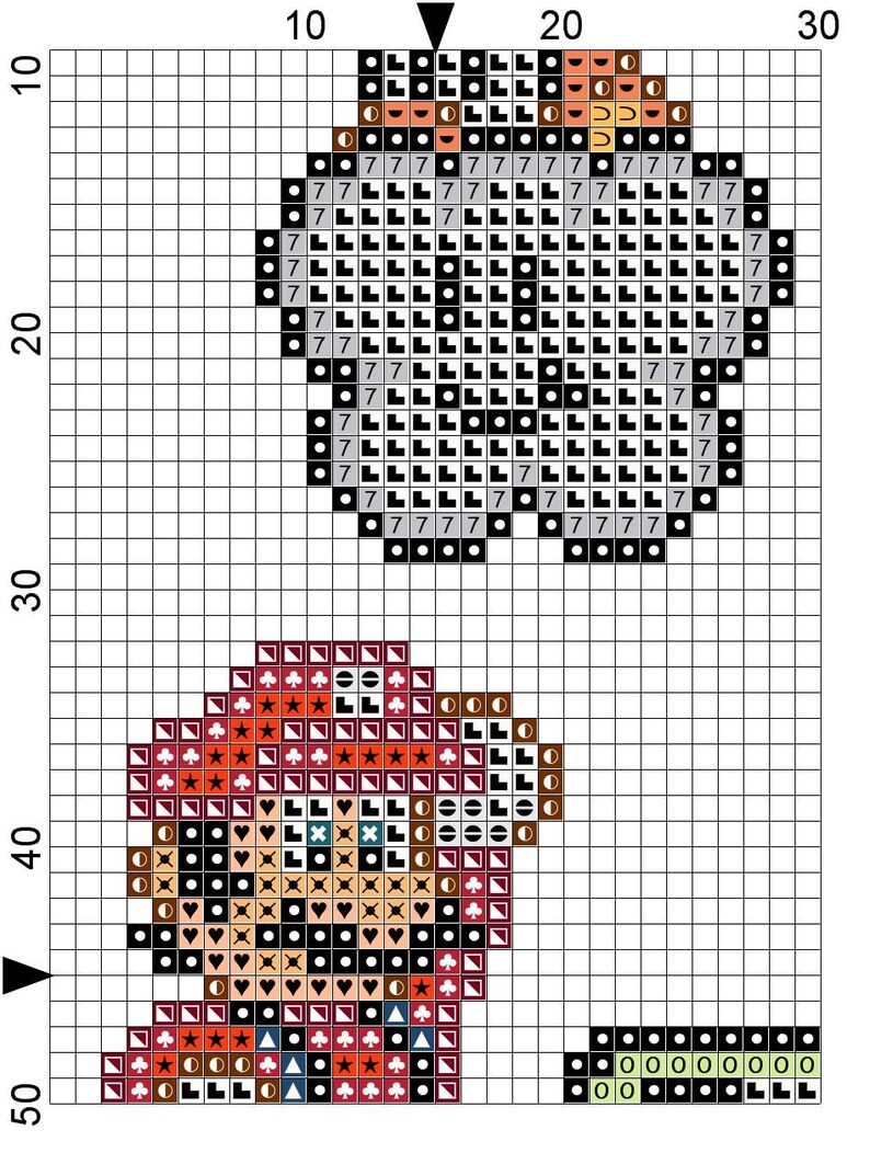 Super Mario PDF Cross-stitch pattern Instant Download image 2