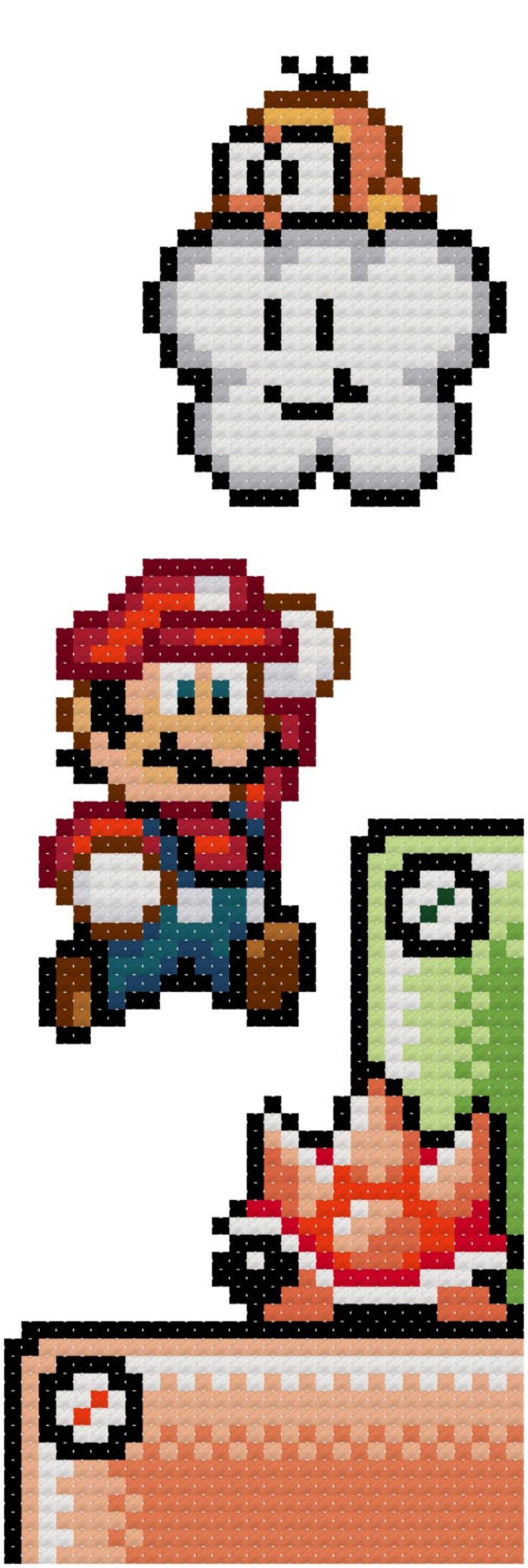 Super Mario PDF Cross-stitch pattern Instant Download image 3