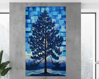 Kootenay River II, 36"X60", Original Painting, Canadian Artist, Ready to Hang, Gallery Canvas