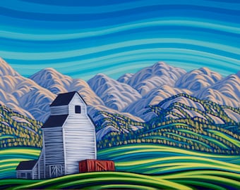 Summer Elevator, 11X14, Canadian Artist, Print