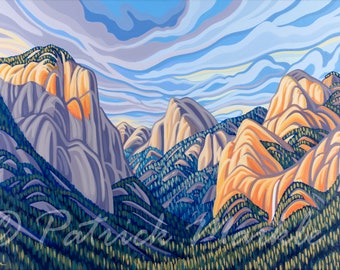 Yosemite Valley, 11X14, Canadian Artist, Print