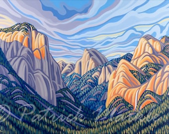 Yosemite Valley, 8x10, Canadian Artist, Print